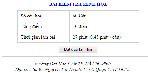 De thi minh hoa dai hoc luat thanh pho HCM 2015