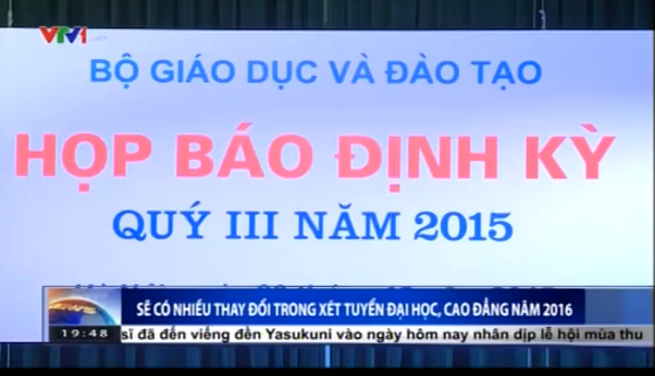 Se co nhieu thay doi xet tuyen dai hoc cao dang 2016