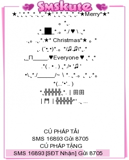 SMS kute chuc Giang sinh 2015 dep nhat