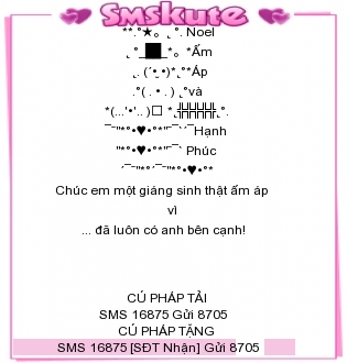 SMS kute chuc Giang sinh 2015 dep nhat
