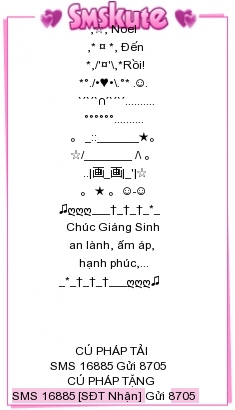 SMS kute chuc Giang sinh 2015 dep nhat