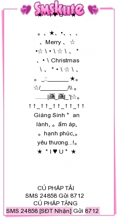 SMS kute chuc Giang sinh 2015 dep nhat