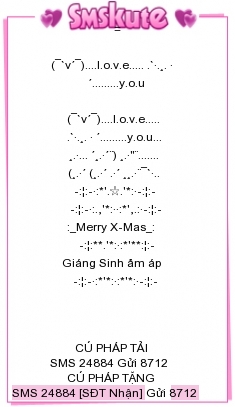 SMS kute chuc Giang sinh 2015 dep nhat