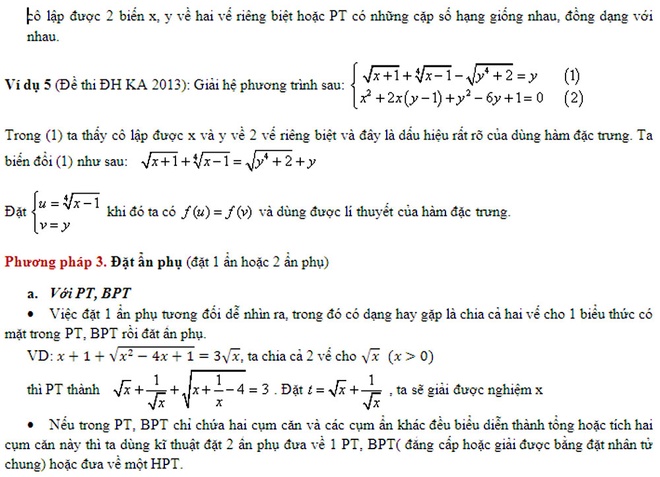 Bi quyet an tron cau diem 9 trong de thi THPT Quoc gia mon Toan