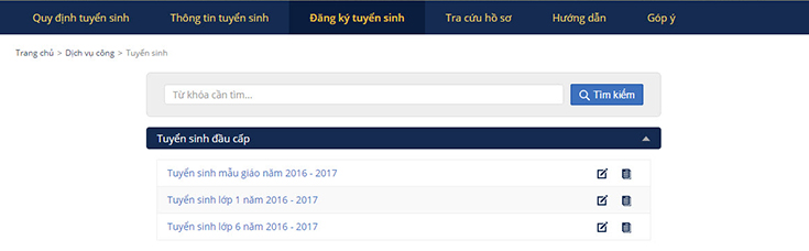 tsdaucap.hanoi.gov.vn/- Huong dan su dung dich vu tuyen sinh truc tuyen