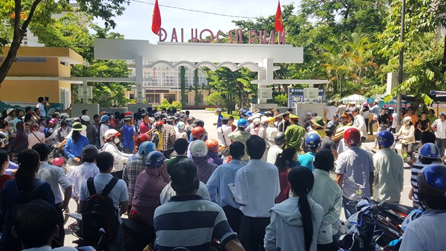 Trường Đại học Sư phạm Huế có nhiệm vụ phụ trách công tác coi thi, chấm thi cụm 36 tại Hà Tĩnh, kỳ thi THPT Quốc gia 2016