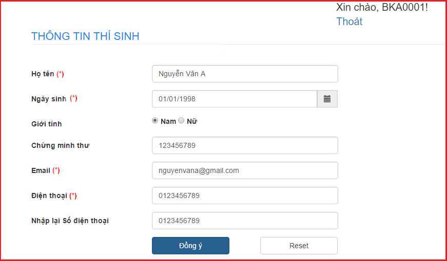 Huong dan nop le phi xet tuyen vao truong nhom GX