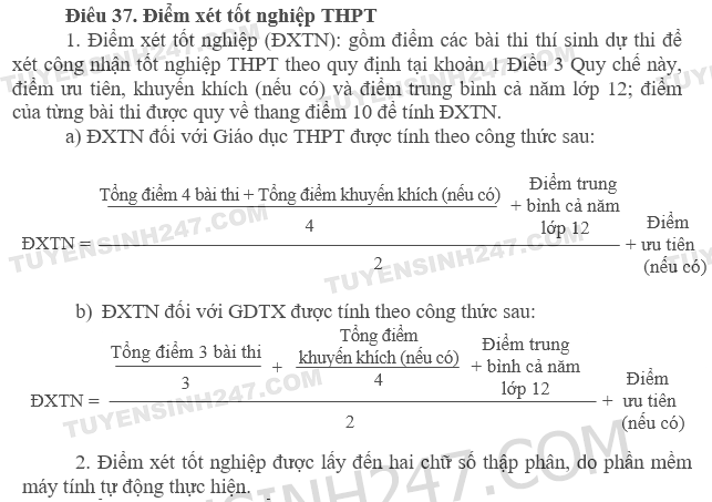 Ha noi da cong bo diem thi THPT quoc gia 2017