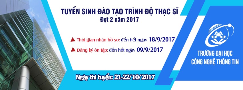Tuyển sinh sau đại học đợt 2 năm 2017
