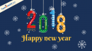 Những mẫu thiệp chúc mừng năm mới 2018 đẹp nhất