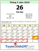 Lịch nghỉ tết 2019 của học sinh An Giang
