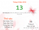 Tết trung thu 2019 vào ngày mấy dương lịch?