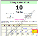 Tết 2024 vào ngày mấy dương lịch?