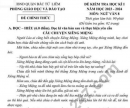 Đề thi cuối kì 1 môn Văn lớp 8 - Phòng GD Nam Từ Liêm 2023 (Có đáp án)