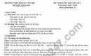 Đề cương ôn tập giữa kì 2 môn Sinh lớp 11 năm 2024 - THPT Hoàng Văn Thụ
