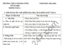 Đề cương ôn tập giữa kì 2 năm 2024 môn Văn lớp 6 - THCS Thành Công