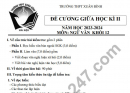 Đề cương ôn tập giữa kì 2 môn Văn lớp 12 năm 2024 - THPT Xuân Đỉnh