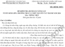 Đề thi vào lớp 6 môn Tiếng Việt 2024 - THCS&THPT Nguyễn Tất Thành