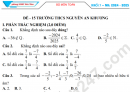 Đề thi giữa HK1 lớp 7 môn Toán 2024 - THCS Nguyễn An Khương (Đề minh họa)