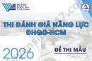 Đề minh họa Đánh giá năng lực HCM - VACT năm 2026 (Có đáp án)