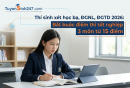 Thí sinh xét học bạ, ĐGNL, ĐGTD 2026: Bắt buộc điểm thi tốt nghiệp 3 môn từ 15 điểm?