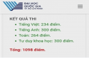 Thủ khoa thi ĐGNL HCM đợt 1 năm 2026 là HS PTNK
