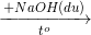 \small \xrightarrow[t^{o}]{+NaOH \left ( du \right )}