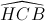 \widehat{HCB}