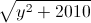 \sqrt{y^{2}+2010}