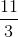 \frac{11}{3}