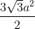 \frac{3\sqrt{3}a^2}{2}