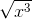 \sqrt{x^{3}}