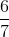 \small \frac{6}{7}