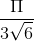 \frac{\Pi }{3\sqrt{6}}