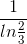 \frac{1}{ln\frac{2}{3}}