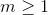 mgeq 1