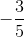 -frac{3}{5}