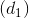 (d_{1})