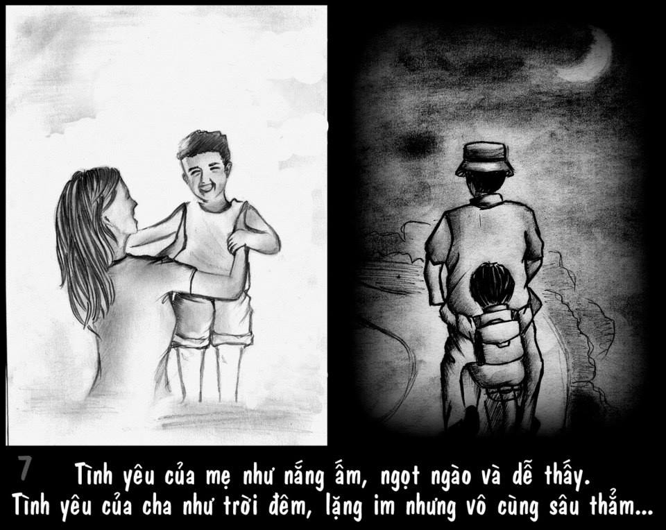 Xuc dong voi bo anh danh tang cha me mua le vu lan
