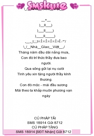 Ngay Nha giao Viet Nam 20/11: Nhung loi chuc thay co hay va y nghia nhat (P.1)