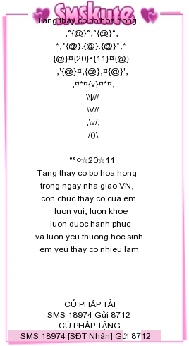 Ngay Nha giao Viet Nam 20/11: Nhung loi chuc thay co hay va y nghia nhat (P.1)
