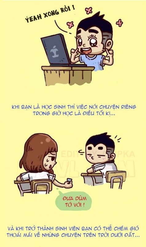 Su khac nhau co ban giua hoc sinh va sinh vien