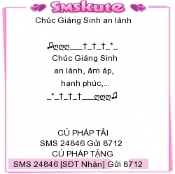 SMS kute chuc mung giang sinh 2013 cuc dep