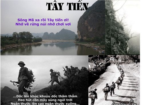 Chat lang man trong bai tho Tay Tien cua Quang Dung